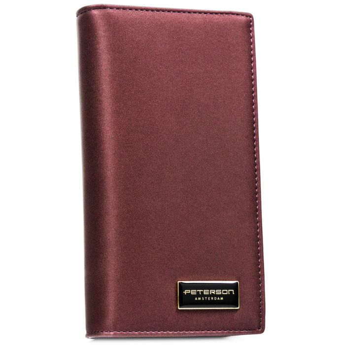 Portofel din piele pentru femei Peterson PTR-PTN PS1431-HNL PURPL [2]