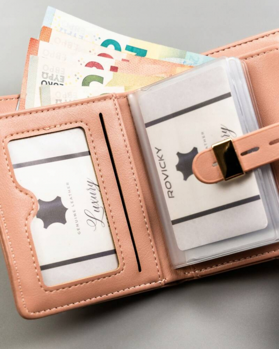 Portofel de dama din piele ecologica cu insert card - 4U Cavaldi PTR-2303A-8345 PI [9]