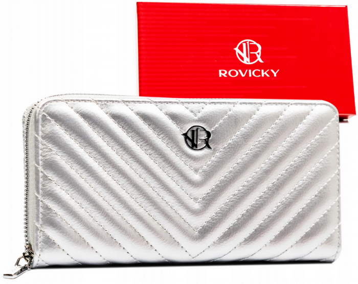 Portofel dama din piele Rovicky PTR-R-PRK-04-HRH-3174 SI [1]