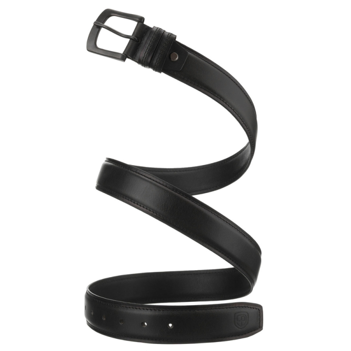 Curea bărbătească din piele neagră cu cataramă clasică - Peterson PTR-PTN LTP-32 [7]