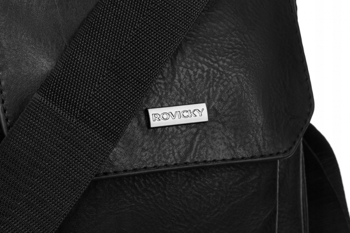 Geanta messenger barbati din piele ecologica - Rovicky PTR-R-3084-2-6724 BL [4]