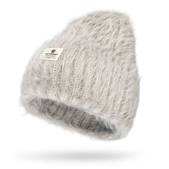 Căciulă gri de iarnă pentru femei, din nailon - Peterson PTR-PTN HAT-11-5530 L.GR [1]
