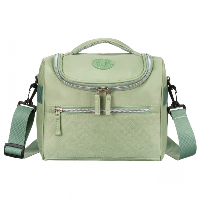 Geantă cosmetice de călătorie din material sintetic verde cu cârlig pentru agățare - Peterson PTR-PTN 24463-3964 GREEN [3]