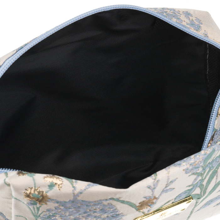 Geantă cosmetică albastră din poliester cu un compartiment și model floral - Peterson PTR-PTN KOS-DA-13-3439 B [6]