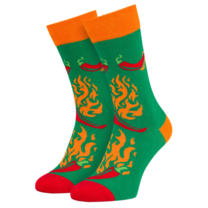 Set de șosete bărbătești în mărimile 38-44 cu model cu chili - Peterson PTR-PTN SML-S3W-CH-38-44 [7]