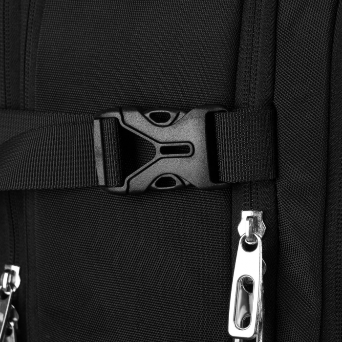 Rucsac negru de călătorie cu spațiu pentru laptop, perfect pentru bagajul de mână în avion - Peterson PTR-PTN 24403-6935 BLACK [23]