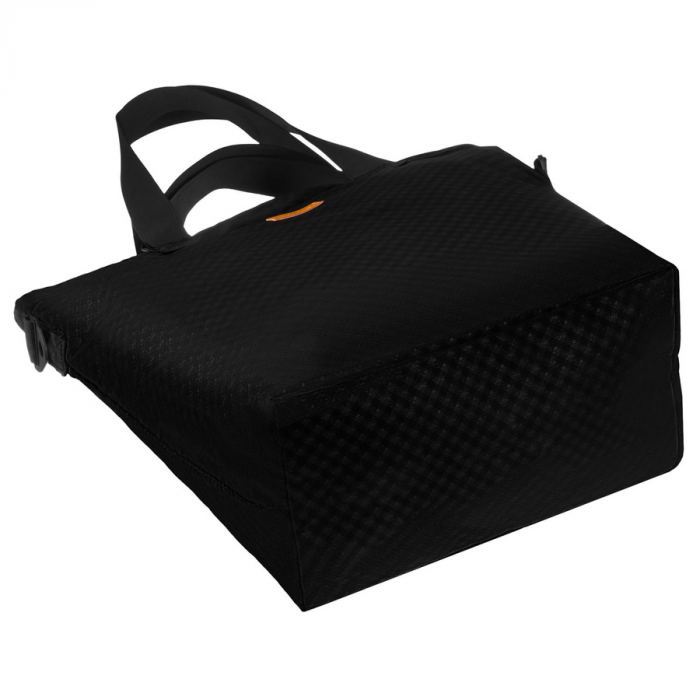 Geantă mare neagră de damă cu buzunar exterior cu fermoar - Rovicky PTR-R-TZ15605-2431 BLACK [9]