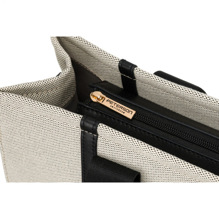 Geantă de damă, cu, curea reglabilă - Peterson PTR-PTN CAN-04 NAT-BLACK [8]