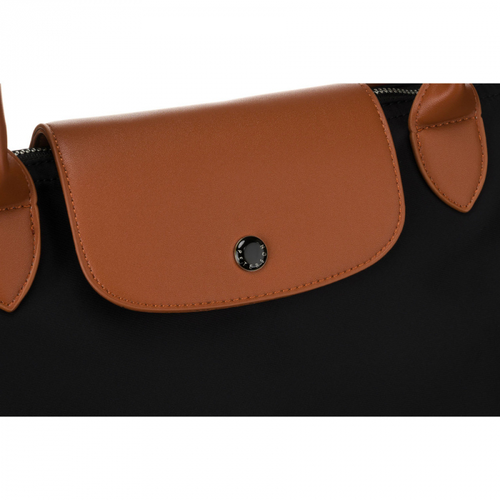 Geantă clasică de damă, de culoare neagră - Peterson PTR-PTN CSM-16-8038 BL [3]