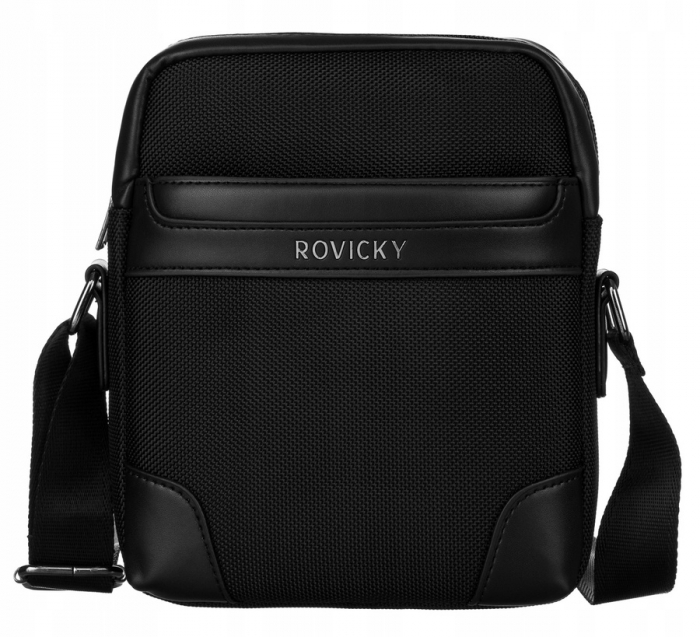 Geantă neagră pentru bărbați din poliester - Rovicky PTR-R-1501-6779 BL [2]
