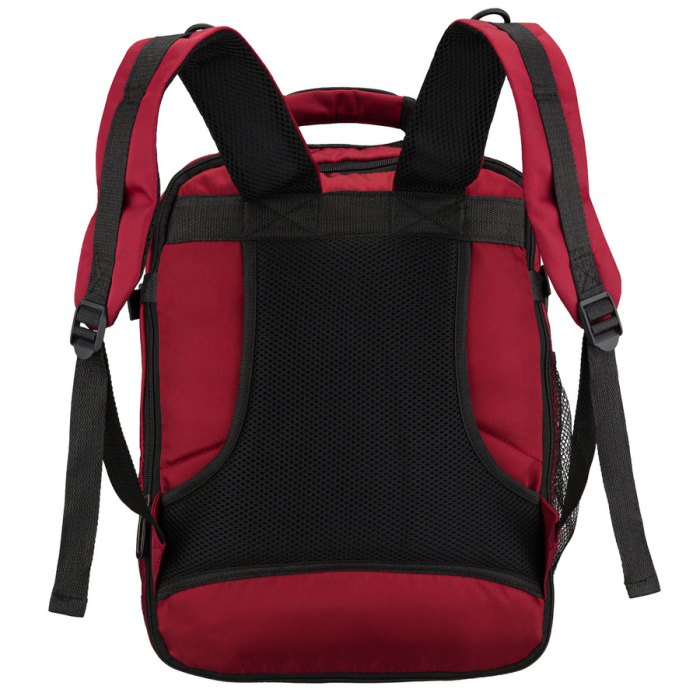 Rucsac de cabină din poliester bordo cu închidere cu fermoar - Peterson Weekender [6]