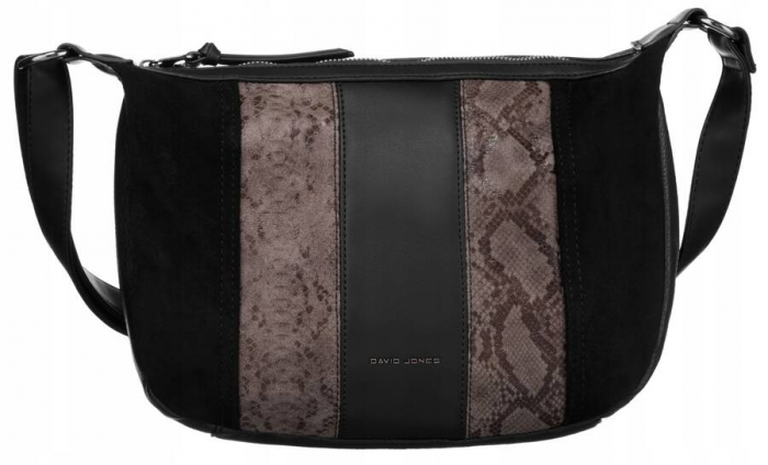 Geanta de dama din piele ecologica - David Jones PTR-6885-1 BL [2]