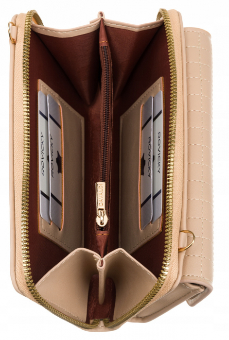 Mini portofel elegant cu o curea lunga, detasabila - 4U Cavaldi PTR-M-17-1460 BE [7]