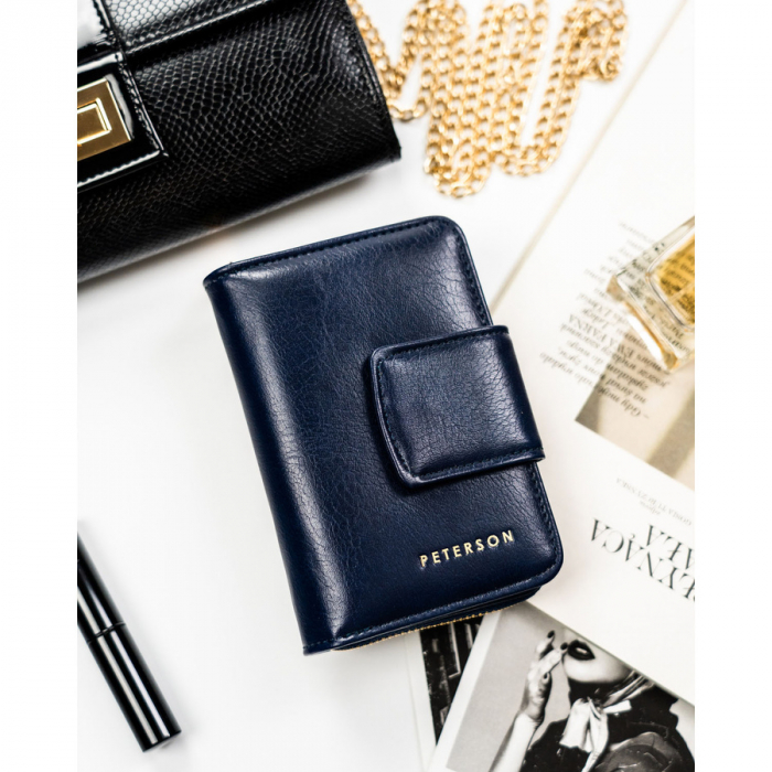 Portofel dama din piele Peterson PTR-PTN 009-HF-1534 NAVY [3]