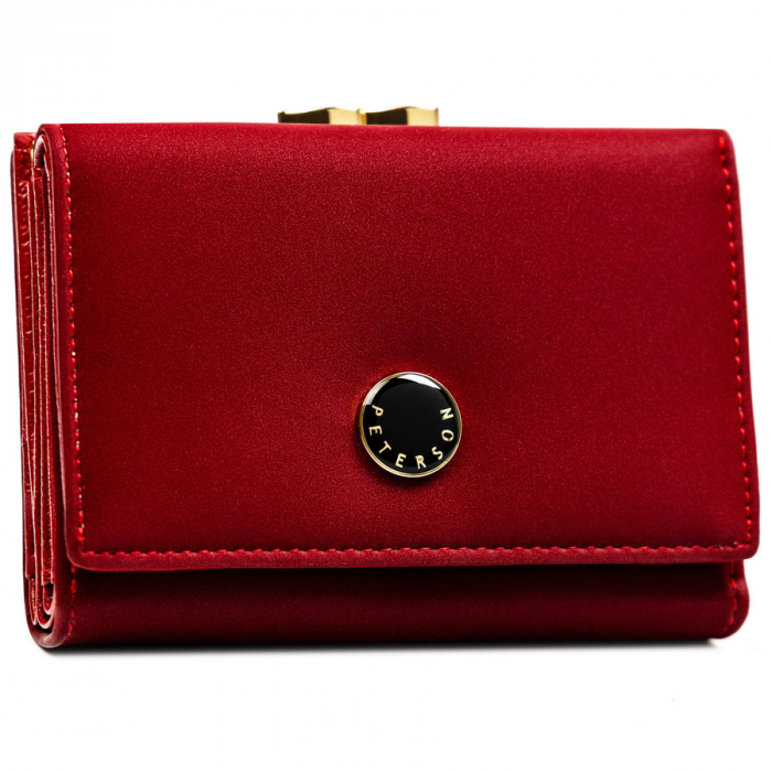 Portofel din piele pentru femei Peterson PTR-PTN PS15-09-HNL RED [2]