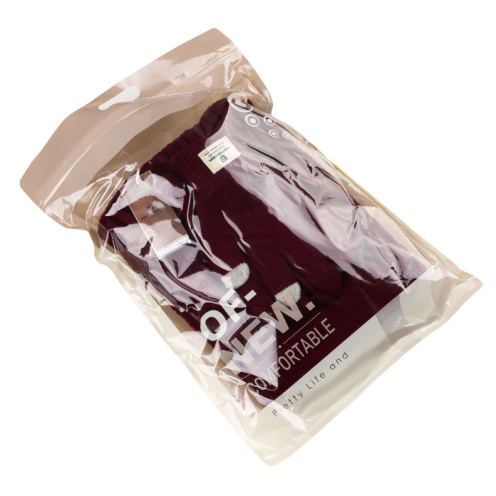 Set: căciulă, mănuși și eșarfă de culoare bordo - Peterson PTR-PTN WS-02-1952 WINE [16]
