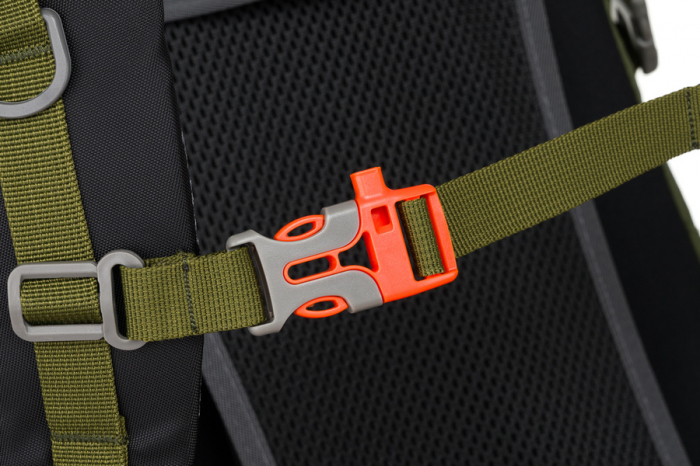 Rucsac de drumeție sport verde aventură cu fluier de salvare - Peterson PTR-PTN JPS-01-8474 GREE [15]