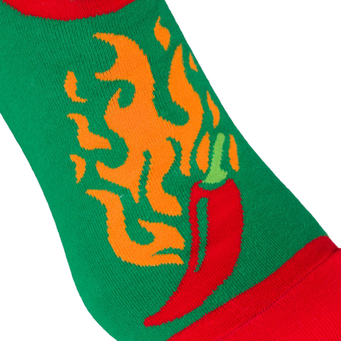 Set de șosete bărbătești în mărimile 38-44 cu model cu chili - Peterson PTR-PTN SML-S3W-CH-38-44 [33]