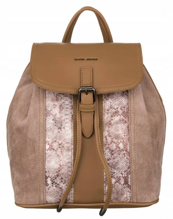 Rucsac de damă din piele ecologică cu clapă - David Jones PTR-6885-2 CAM [2]