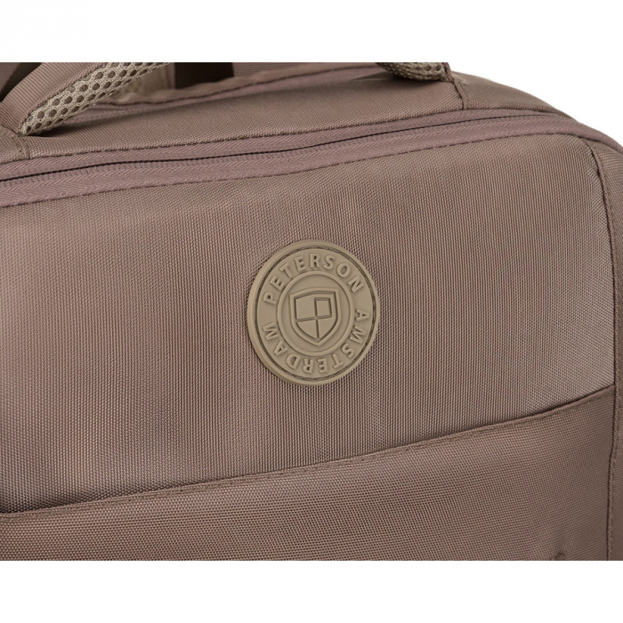 Rucsac de călătorie bej cu port USB - Peterson PTR-PTN 24421-5081 BEIGE [19]