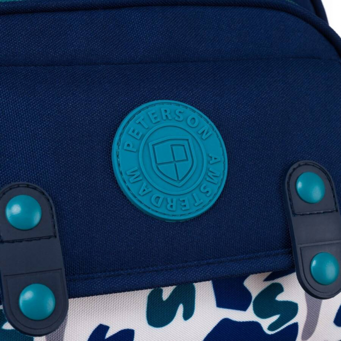 Rucsac de școală bleumarin cu spațiu pentru laptop - Peterson PTR-PTN PS2-6067 BLUE-GR [6]