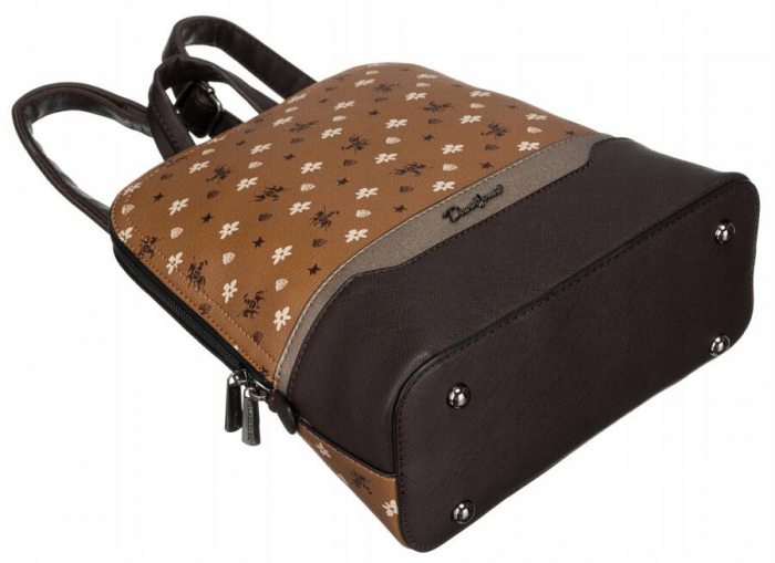 Rucsac elegant de dama din piele ecologica - David Jones PTR-6866-2 COG [8]
