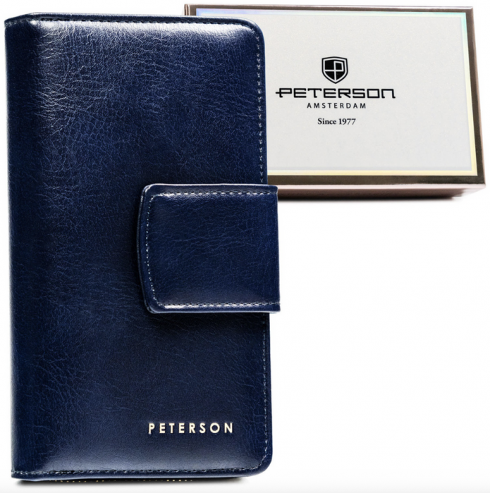 Portofel dama din piele Peterson PTR-PTN 008-HF-1497 NAVY [1]