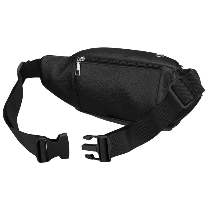 Borsetă bărbătească neagră din piele naturală, cu o singură compartimentare - Rovicky PTR-R-ST7-06-7625-BLACK [3]