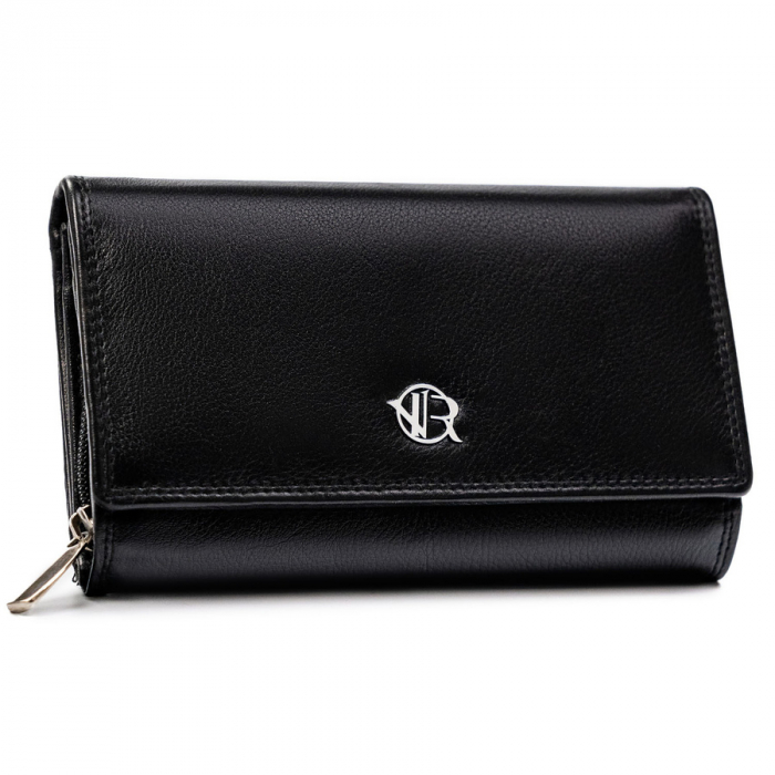 Portofel dama din piele naturala Rovicky PTR-R-D1520-NCD-BL BLACK [1]