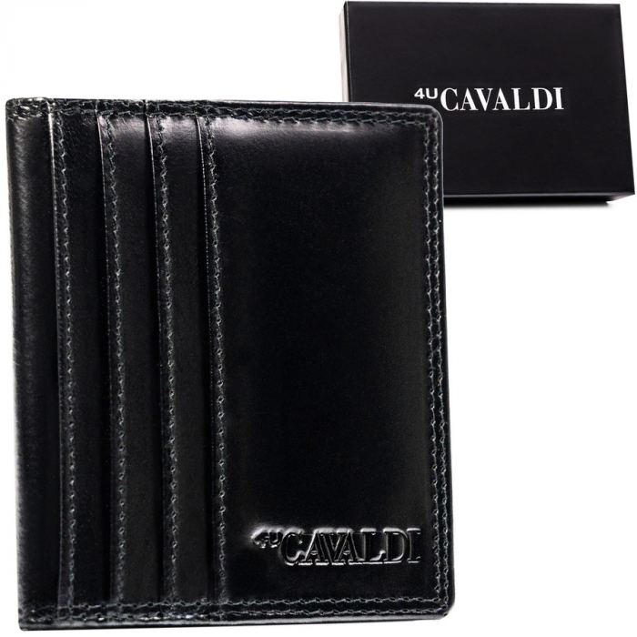 Portcard din piele naturala pentru barbati Cavaldi PTR-CW1015-LGV-5137 BL [1]