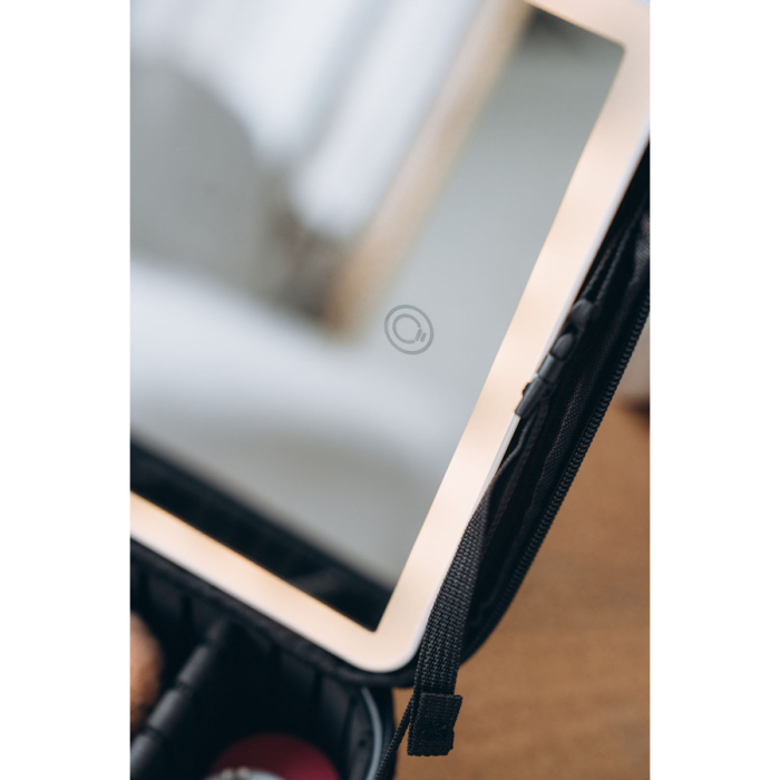 Cutie de bijuterii neagră din piele ecologică, închisă cu fermoar - Peterson PTR-PTN SZK-10-7818 BLAC [19]