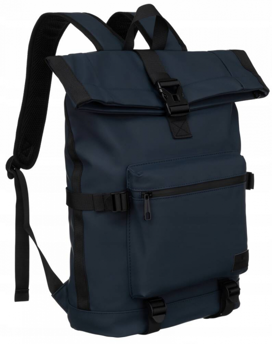 Rucsac urban, spațios, rulant, cu un buzunar exterior cu fermoar - Peterson PTR-PTN NAIROBI-9145 BLU [1]