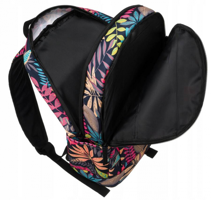 Rucsac clasic de damă din poliester cu model de plante - Rovicky PTR-R-PST-9343 10 [7]
