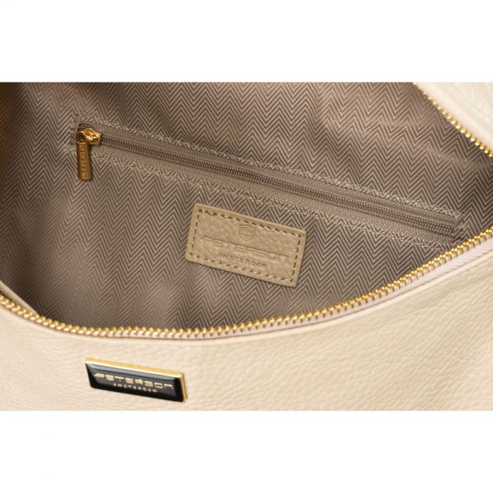 Geantă de damă bej din piele ecologică, tip borsetă sau tip geantă crossbody Peterson PTR-PTN SSY-2-F19 D.BEIG [7]