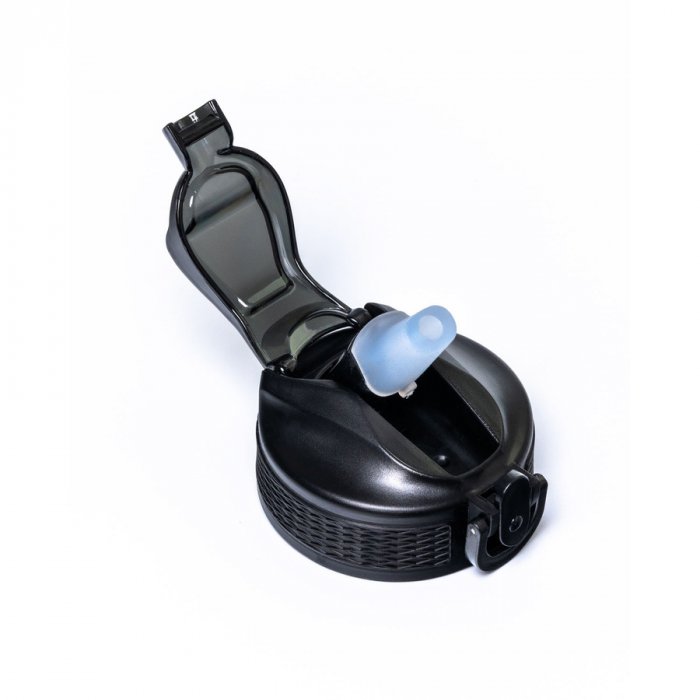 Sticlă de apă alb-negru de 1000 ml cu pai - Peterson PTR-PTN HY-8014-1L-9591 [15]