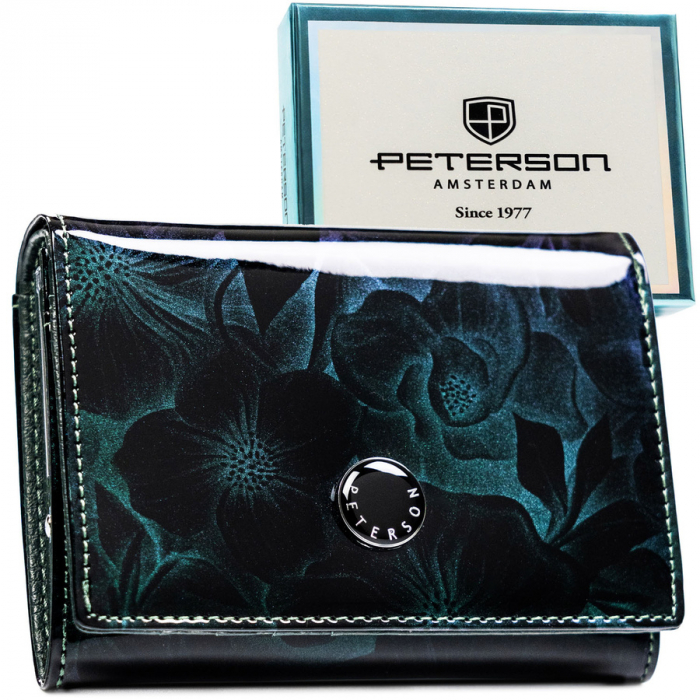 Portofel dama din piele naturala Peterson PTR-PTN PS445-FDS GREEN [1]