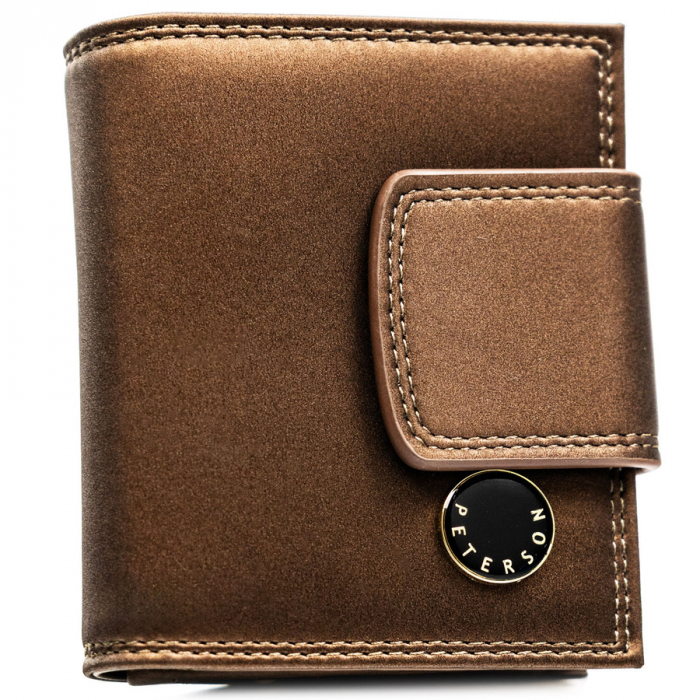 Portofel din piele pentru femei Peterson PTR-PTN PS329-HNL BROWN [2]