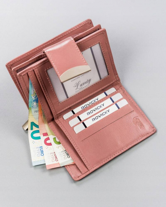 Portofel dama din piele naturala Cavaldi PTR-RD-04-GCL-0351 WOO [6]