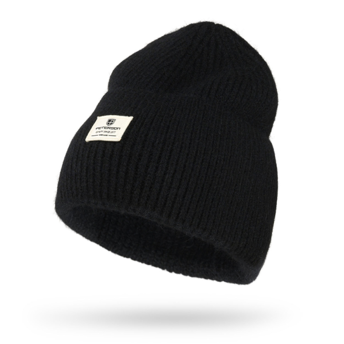 Căciulă beanie de iarnă pentru femei, neagră - Peterson PTR-PTN HAT-10-5486 BLAC [1]