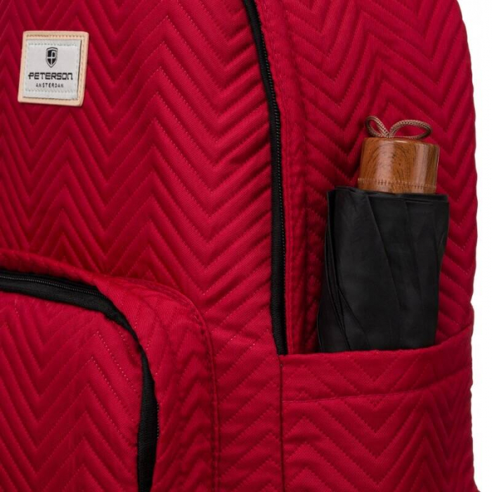 Rucsac din poliester cu spatiu pentru laptop - Peterson PTR-PTN 77710-6586 WINE [9]