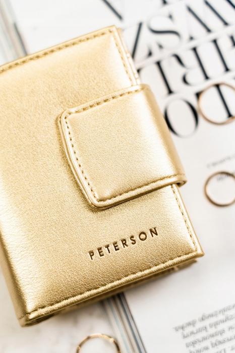 Portofel dama din piele Peterson PTR-PTN 42329-F8 GOLD [3]