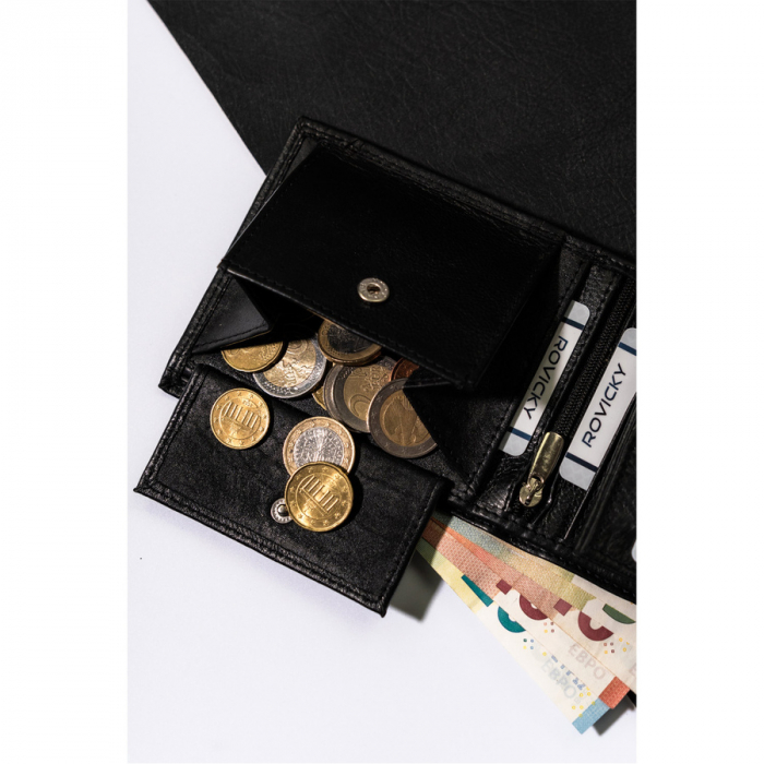 Portofel clasic bărbătesc pentru carduri și documente cu RFID - Always Wild N992-P-CCD-2-2719 BL [12]