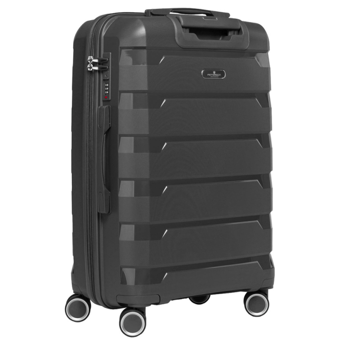 Valiză mică de cabină din polipropilenă, de culoare gri - Peterson PTR-PTN HPP-01-W-S-1808 [3]