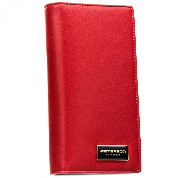 Portofel din piele pentru femei Peterson PTR-PTN PS1431-HNL RED [2]