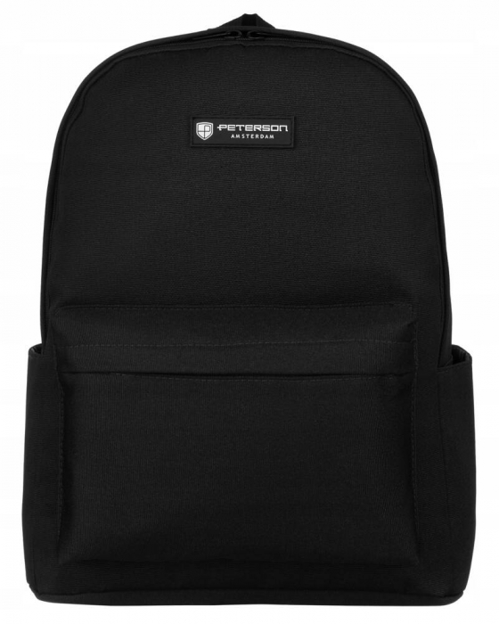 Rucsac sport, încăpător, negru, cu buzunare exterioare - Peterson PTR-PTN 79904-7910 BL [2]