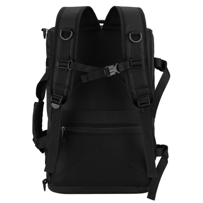 Rucsac de călătorie cu funcție de geantă, fabricat din poliester, negru - Peterson PTR-PTN MP5-04-7540-BLAC [6]