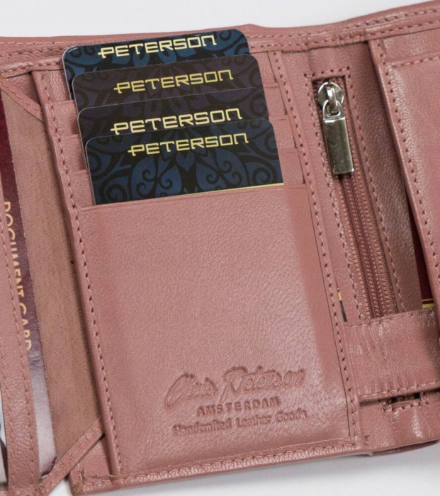 Portofel dama din piele naturala Peterson PTR-PTN RD-357-GCL-M-408 [7]