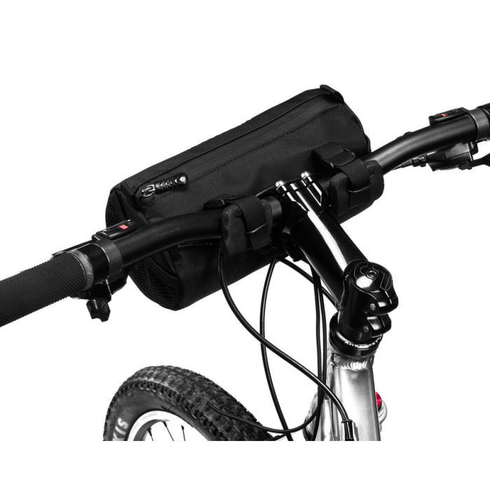 Geantă de bicicletă neagră, impermeabilă, pentru ghidon - Peterson PTR-PTN ML08-FAB-7684 BL [3]