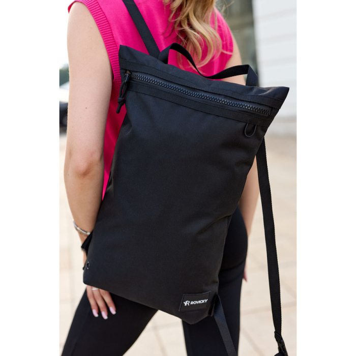 Rucsac-geantă spațios din material sintetic de culoare neagră - Rovicky PTR-R-735-9350 black [2]