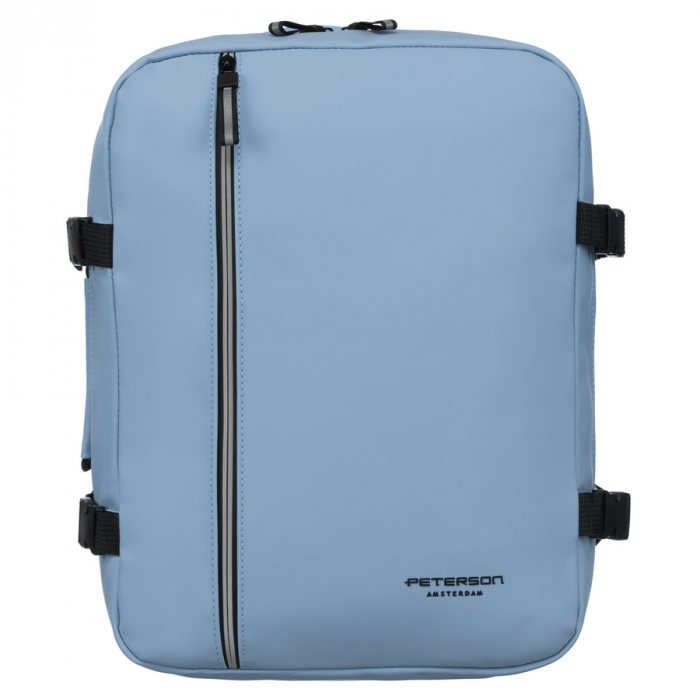 Rucsac de călătorie de mână, impermeabil, albastru - Peterson PTR-PTN SKYLINE-8640 BLU [2]